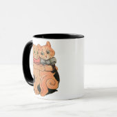 Tasse de café de caresse de chats (Devant gauche)