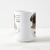 Tasse de café de carlin (Centre)