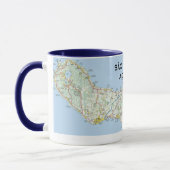 Tasse de café de carte de Miguel* de sao (Gauche)