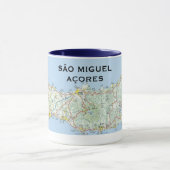 Tasse de café de carte de Miguel* de sao (Centre)