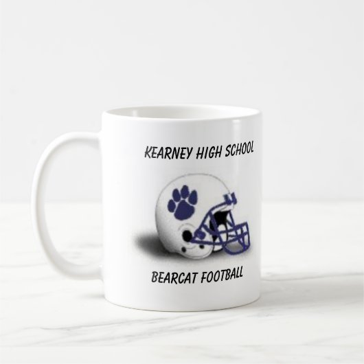 Tasse de café de casque de football de Bearcat de (Gauche)