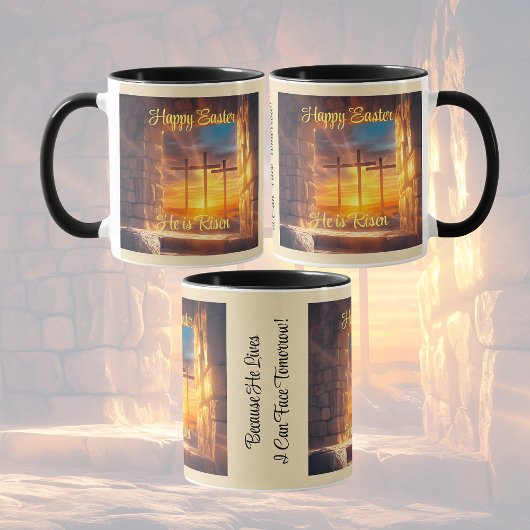 Tasse de café de célébration de la Résurrection de