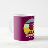 Tasse de café de célébration de remise de diplôme (Devant gauche)