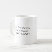 Tasse de café de Charles Finney, "à moins que la (Devant gauche)