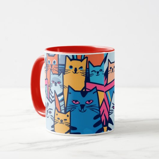 tasse de café de chat (Devant gauche)
