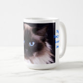 Tasse de café de chat de Ragdoll (Devant droit)