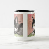 Tasse de café de chat de smoking (Centre)