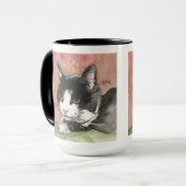 Tasse de café de chat de smoking (Devant gauche)