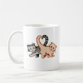 Tasse de café de chatons d'amour (Gauche)