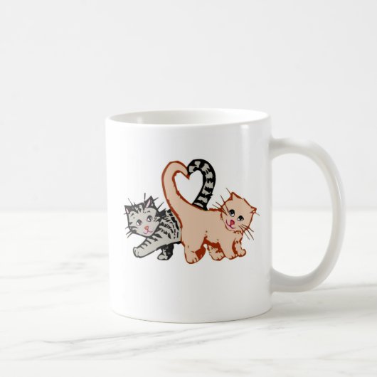 Tasse de café de chatons d'amour (Droite)