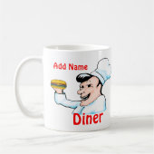 Tasse de café de chef d'amusement (Gauche)