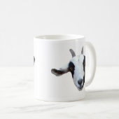 Tasse de café de chèvre d'Idiot-Visage (Devant droit)