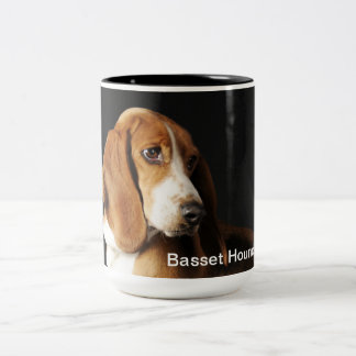 Tasse de café de chien de basset