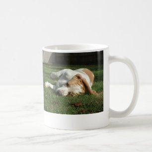 Tasse de café de chien de basset-hound