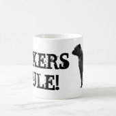 Tasse de café de chien de boxeur (Centre)