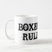 Tasse de café de chien de boxeur (Gauche)