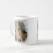 Tasse de café de chien de colley (Devant gauche)