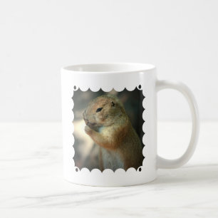 Tasse de café de chien de prairie