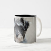 Tasse de café de chien de Schnauzer (Devant droit)
