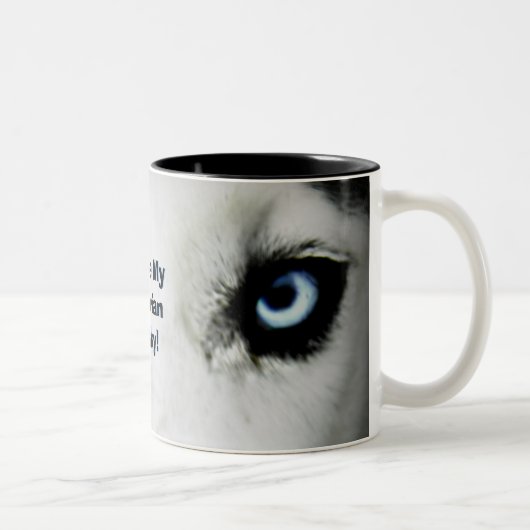 Tasse de café de chien de traîneau sibérien (Droit)