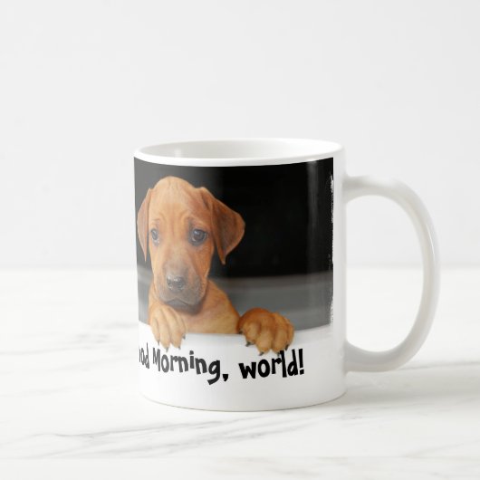 Tasse de café de chiot de Rhodesian Ridgeback (Droite)
