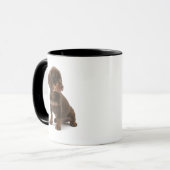 Tasse de café de chiot de teckel (Devant gauche)