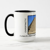 Tasse de café de chiropractie - grandes pyramides (Gauche)