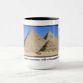 Tasse de café de chiropractie - grandes pyramides (Centre)