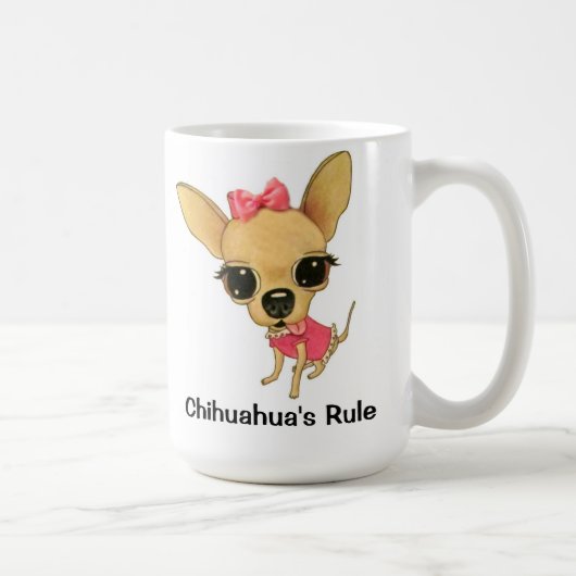 Tasse de café de ChiYumYum de la règle du chiwawa (Droite)