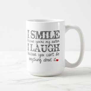 Tasses Mugs Citations De Soeur Zazzle Be