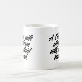 Tasse de café de citation d'épouse et de mari (Centre)