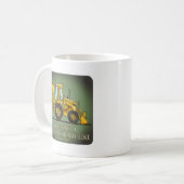 Tasse de café de citation d'opérateur de pelle (Devant gauche)