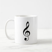 Tasse de café de clef triple (Gauche)