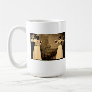 Tasse de café de clôture des femmes vintages