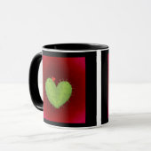 Tasse de café de coeur de cactus (Devant gauche)