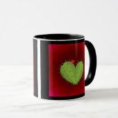 Tasse de café de coeur de cactus (Devant droit)