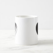 Tasse de café de coeur de piano (Centre)