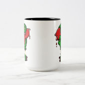 Tasse de café de coeur de zombi (Centre)