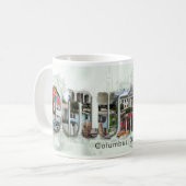 Tasse de café de Columbus, OH (Devant gauche)