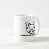 Tasse de café de commandant Cochon (Devant droit)