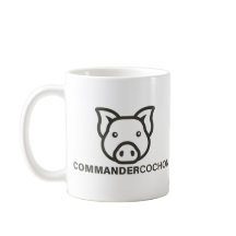 Tasse de café de commandant Cochon