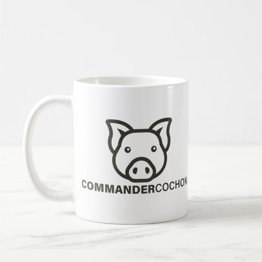 Tasse de café de commandant Cochon (Gauche)