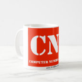 Tasse de café de commande numérique par ordinateur (Devant gauche)