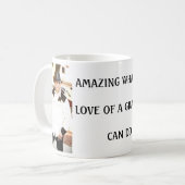 Tasse de café de commerçant de tissus de Kyle (Devant gauche)