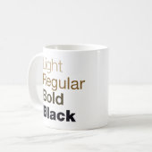 Tasse de café de concepteur (Devant gauche)