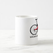 Tasse de café de conception de bicyclette (Centre)