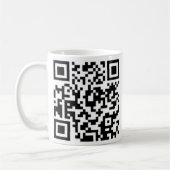 Tasse de café de conception de code de QR (Gauche)