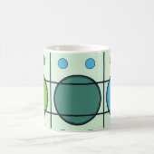 Tasse de café de conception de la moitié du siècle (Centre)