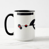 Tasse de café "de conception rouge de Geo" (Gauche)