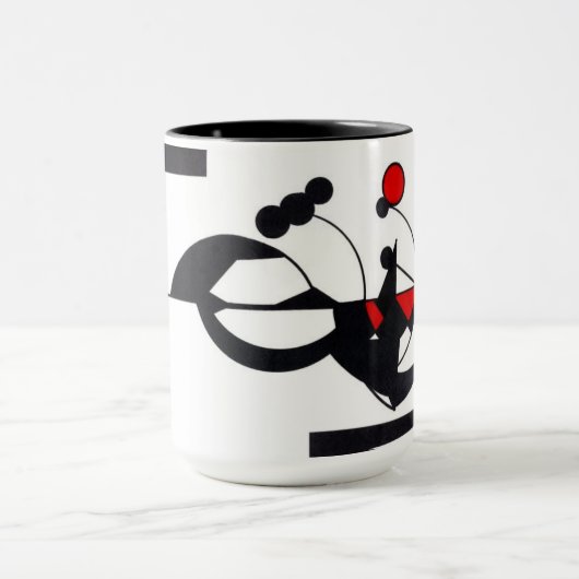 Tasse de café "de conception rouge de Geo" (Centre)